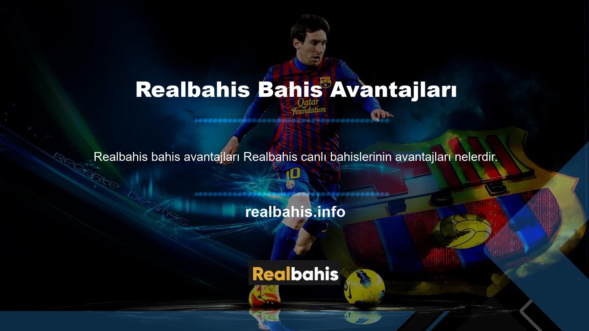 Realbahis ile oyun oynamanın birçok avantajı vardır